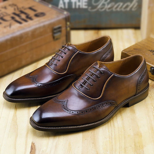 Zapatos Formales de Cuero Genuino para Hombre - Estilo Ejecutivo Premium - Image 9