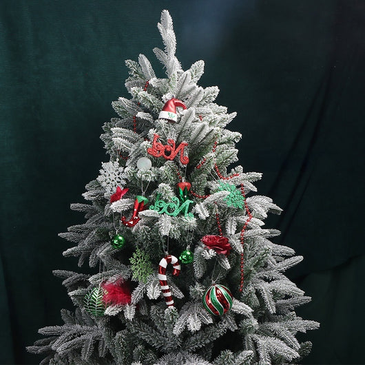 Adornos Navideños Electrochatados Pintados para Árbol de Navidad