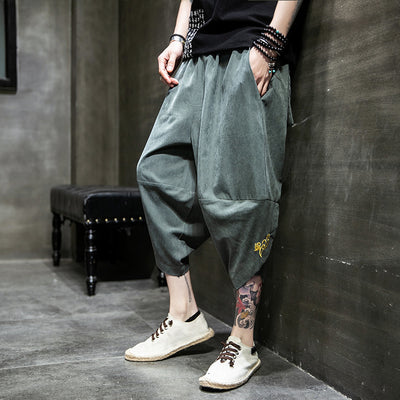 Pantalones Harem de Seda Helada - Comodidad Casual Premium - Image 2