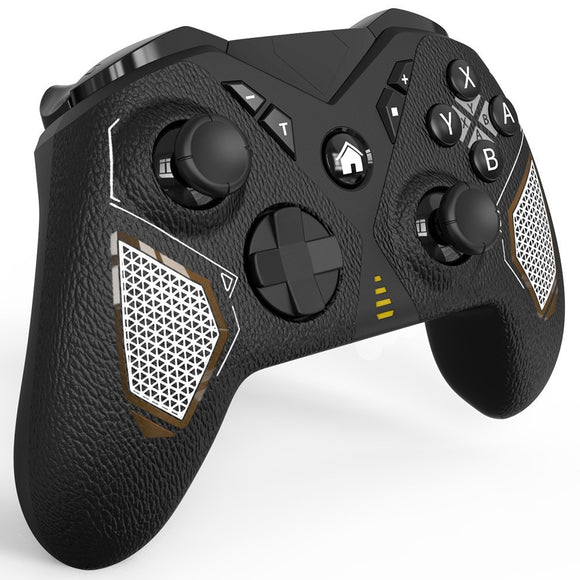 Control Inalámbrico Gaming con Diseño Premium en Cuero
