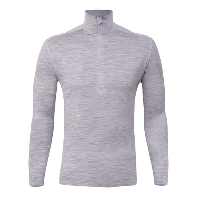 Chompa Lana Gris de Secado Rápido con Cierre Medio - Hombre Outdoor - Image 8