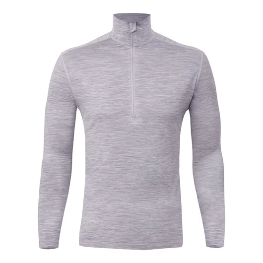 Chompa Lana Gris de Secado Rápido con Cierre Medio - Hombre Outdoor - Image 8