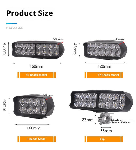 Kit de Focos LED Súper Brillantes para Moto Eléctrica Retrofitting - Image 18