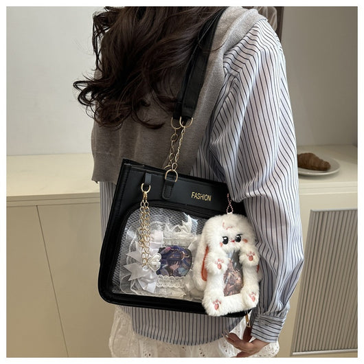 Bolsa Tote Amplia de Diseño Minimalista Japonés para Uso Casual - Image 21