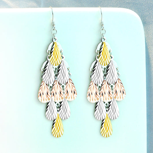 Aretes de Plata Esterlina con Borlas - Diseño Lujo Ligero Temperamento Elegante - Image 7