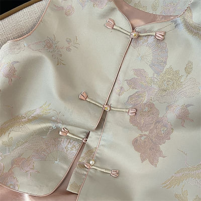 Chaleco Elegante Estilo Chino con Botones de Rana para Mujer - Image 9