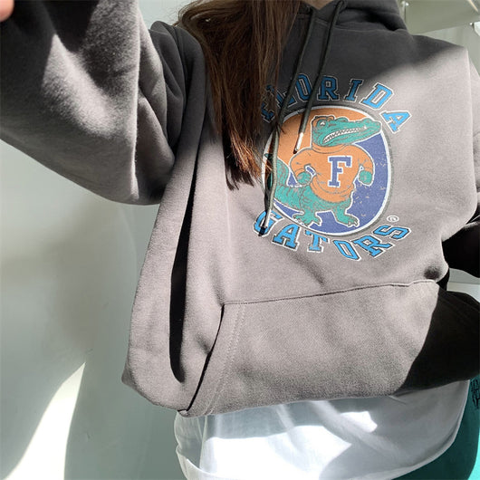 Sudadera Estampada con Capucha Versátil para Mujer - Image 22