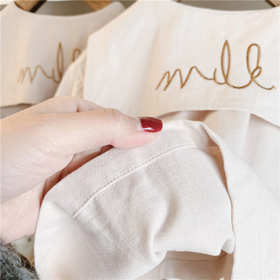 Camisa infantil con solapa grande y bordados - Image 15
