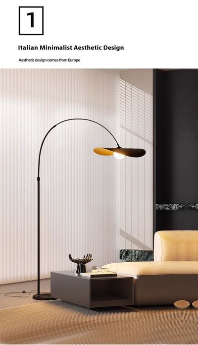 Lámpara de Pie Hat Minimalista Moderna para Sala de Estar - Image 15