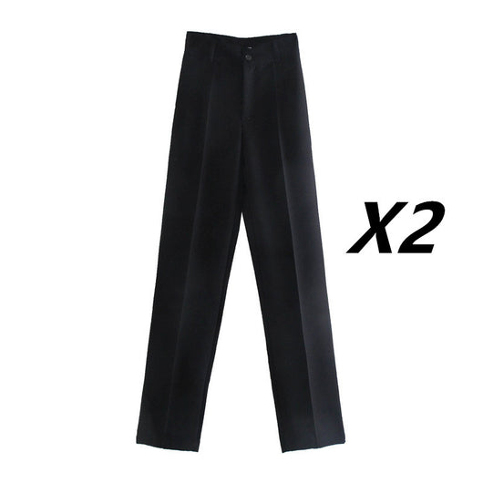 Pantalón Multicolor Cintura Alta Pierna Ancha para Mujer - Image 11