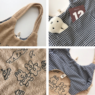 Bolsa de Compras Acolchada Bordada con Gran Capacidad - Image 11