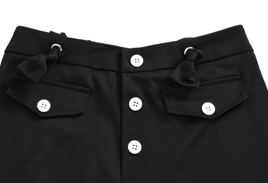 Pantalones Acampanados Cintura Alta con Tirantes Estilo Europeo - Image 11