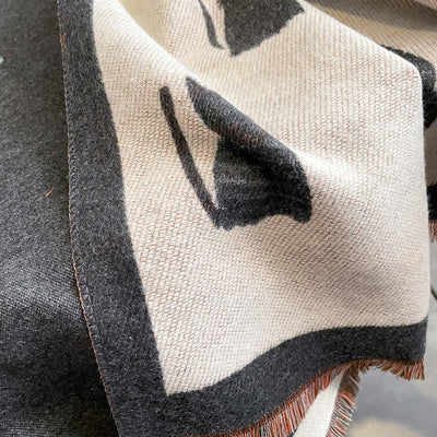 Bufanda de Cashmere Artificial Estilo Coreano Versátil Invierno Mujer - Image 19