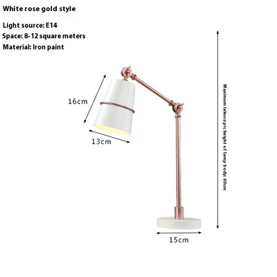 Lámpara de Lectura Minimalista Nórdica en Hierro - Image 7