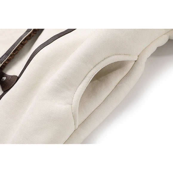Abrigo de Piel Sintética para Mujer - Otoño e Invierno