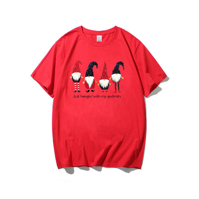 Playera Navideña para Mujer de Manga Corta