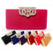 Bolso de Novia con Corona de Cristales y Gamuza