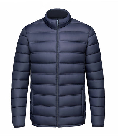 Chaqueta Acolchada de Algodón con Cuello Alto y Cierre - Image 10