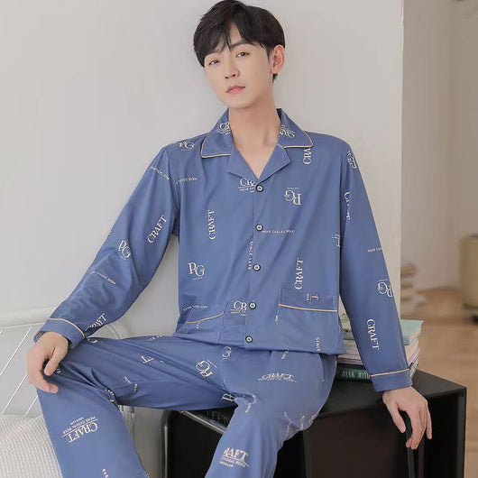 Pijama Suelto para Hombre Primavera Otoño - Image 13