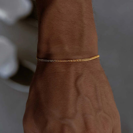 Pulsera Cubana de Acero Inoxidable para Hombre - Ajustable y Resistente al Desvanecimiento - Image 14
