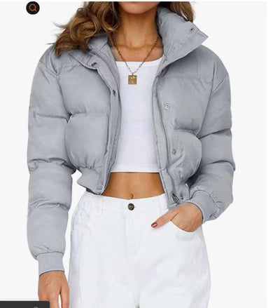 Chaqueta Suelta Cálida de Poliéster para Mujer - Image 9