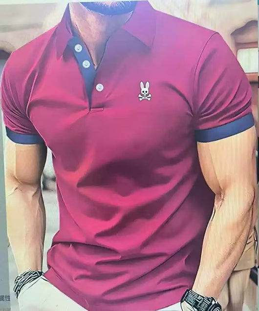 Camisa Casual Estampada con Cuello Solapa para Hombre - Image 19