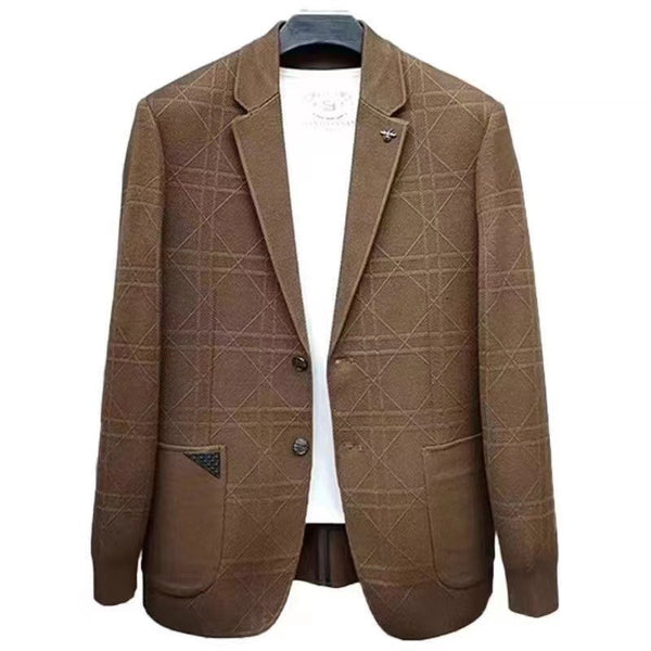 Suéter Tipo Saco Otoño-Invierno para Hombre con Textura Jacquard - Image 5