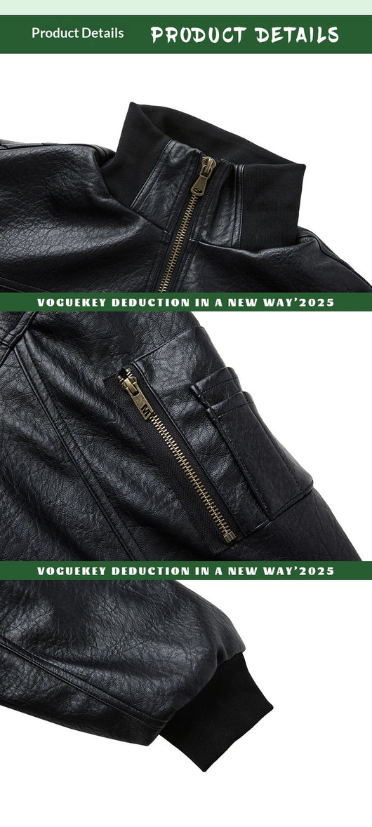 Chaqueta de Moto Retro Street Design para Hombre - Image 7
