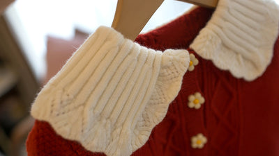 Cardigan Escolar Coreano para Niñas con Solapa - Image 15