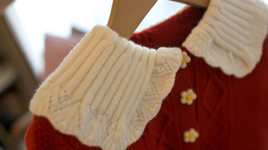 Cardigan Escolar Coreano para Niñas con Solapa - Image 15