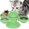 Juguete Interactivo para Gatos con Catnip, Luz LED y Ventosa