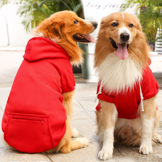 Suéter para Mascotas con Bolsillo de Cuadros y Cierre - Image 3