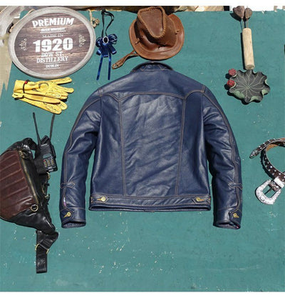 Chaqueta de Cuero Genuino Estilo Motociclista Premium - Image 7