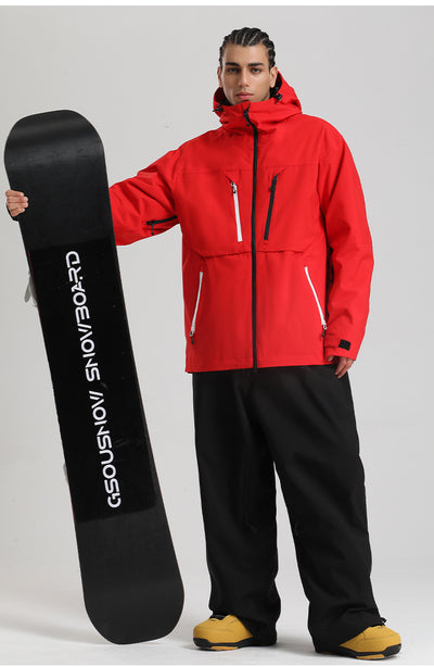 Abrigo de Esquí Acolchado Transpirable Impermeable - Image 19