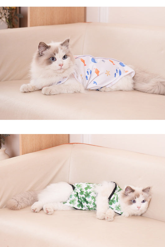 Pijama de Recuperación Postquirúrgica para Gatos Todas las Estaciones - Image 37
