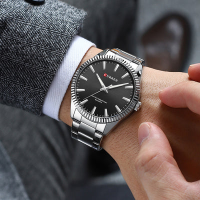 Reloj Empresarial Impermeable para Hombre con Correa de Pasador - Image 19