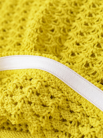Suéter Tejido Hueco con Escote Halter para Mujer - Image 17