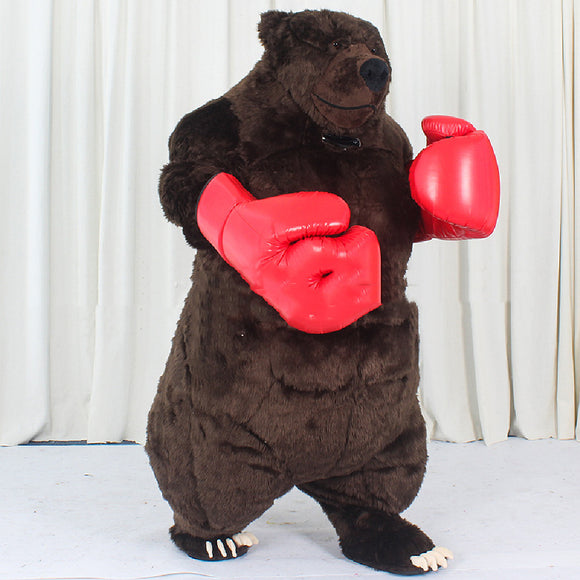 Saco de Boxeo Inflable con Forma de Oso