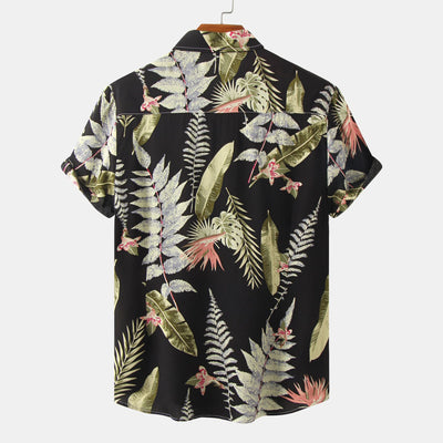 Traje Camisa Lino Étnico para Hombre Primavera Otoño - Image 3