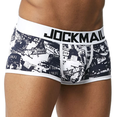 Calzoncillos Tipo Boxer Estampado con Hojas de Algodón para Hombre - Image 3