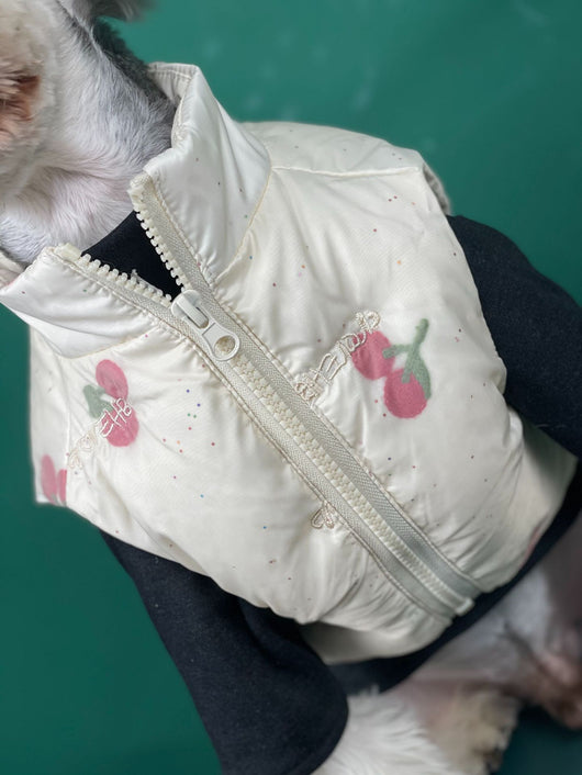 Chaleco Térmico para Perros - Abrigo Cereza Otoño e Invierno - Image 2