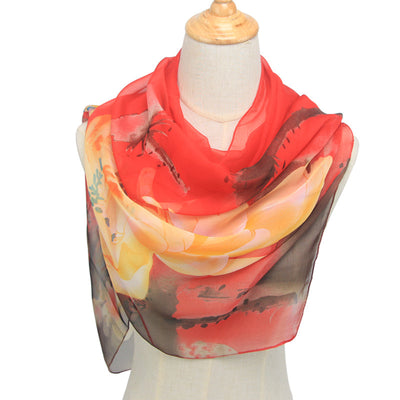 Pañuelo Ligero Protector Solar Primavera Verano con Diseño Estampado - Image 6