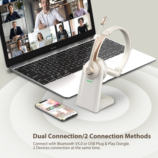 Auriculares Bluetooth con Cancelación de Ruido para Oficina y Educación - Image 9