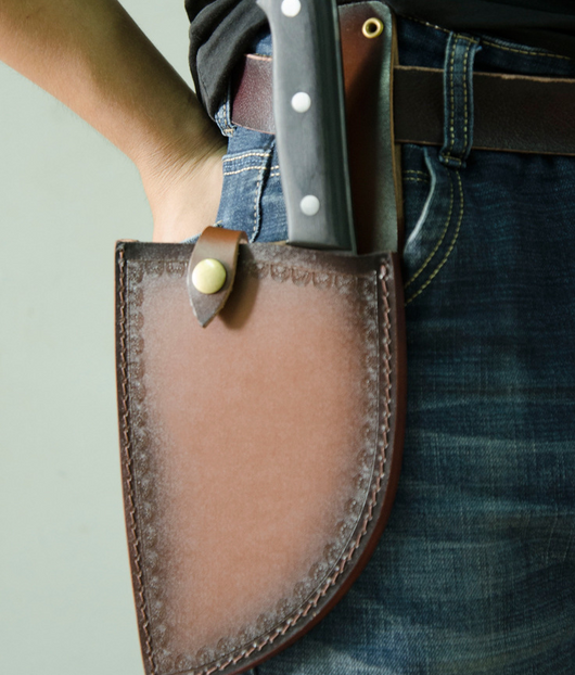 Estuche Portátil de Cuero para Cuchillos Hecho a Mano - Image 13