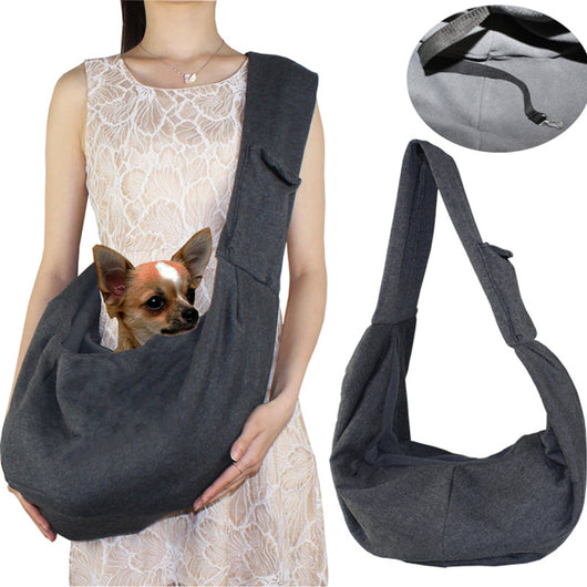 Mochila Transportadora Diagonal Transpirable para Perros