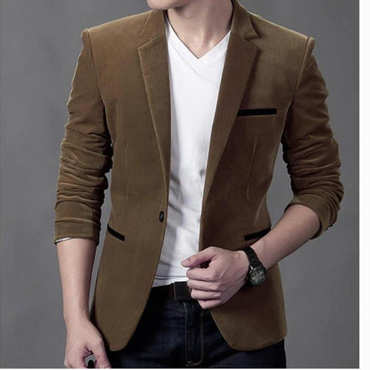 Traje Slim Casual de Pana para Hombre - Image 8