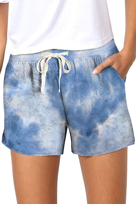 Shorts de Playa Tie Dye Degradado Slim Fit - Casual Verano - Image 4