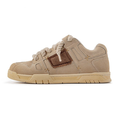 Zapatos Casuales Deportivos Retro con Parche de Cáñamo y Suela de Cuerda - Image 3