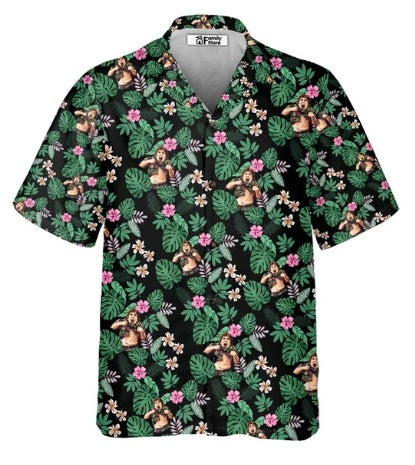Camisa Estampada Elástica de Fibra de Acetato para Hombre - Image 47