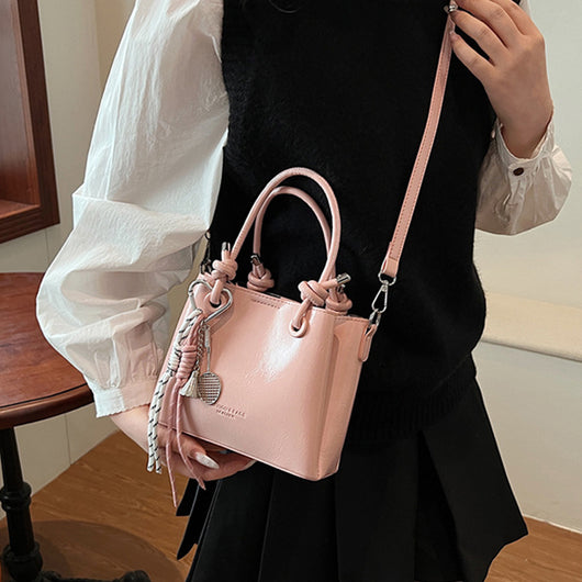 Bolso Bandolera de Moda para Mujer - Bolsa Bucket Portátil - Image 2